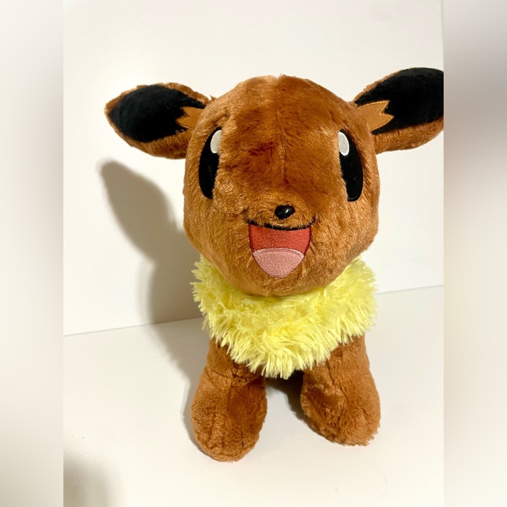 Pokémon Eevee Build A Bear Toy Plush BAB 2021 11-12in Stuff Animal - Picture 2 of 9